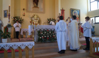 Wprowadzenie relikwii błogosławionych męczenników z Pariacoto i 80. rocznica OSP Lipki